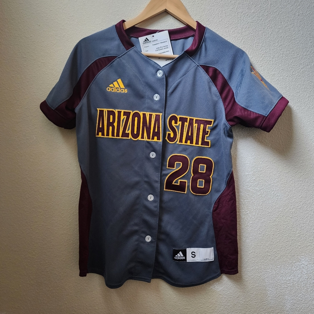 BNWT Arizona State official Baseball Jersey men's sz Sm